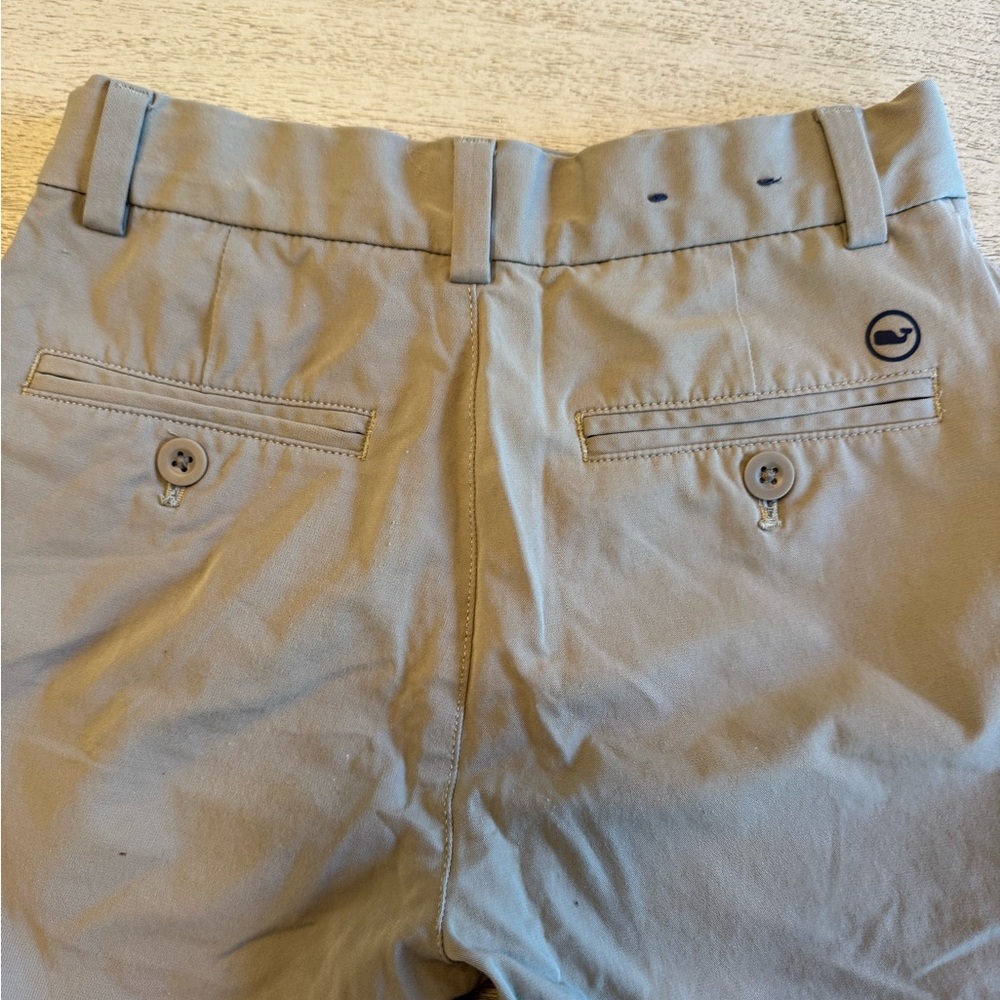Bundle of Boy’s Performance On-The-Go Vineyard Vines Blue and Tan Shorts - Picture 3 of 8